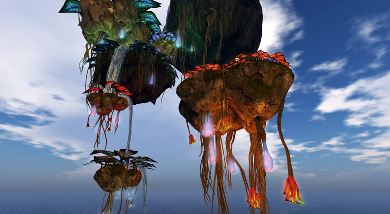 Bioluminescent Sky Forest - Sandy Laube (Isablan Neva)